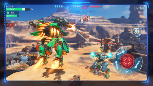اسکرین شات بازی War Robots Multiplayer Battles 2