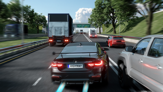 اسکرین شات بازی Real Highway Drive Simulator 2