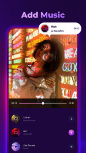 اسکرین شات 2 برنامه Photo Video Maker - Pixpoz