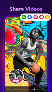 اسکرین شات 6 برنامه Photo Video Maker - Pixpoz