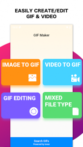 اسکرین شات برنامه GIF Maker, GIF Editor, Photo to GIF, Video to GIF 1