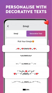اسکرین شات 6 برنامه Cool Fonts & Keyboard for Bio