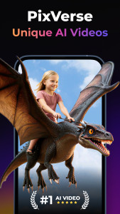 اسکرین شات 1 برنامه PixVerse: AI Video Generator