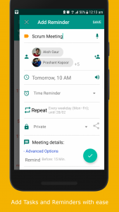 اسکرین شات 2 برنامه Pi Reminder: Tasks & Alarms