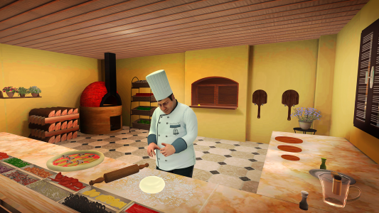 اسکرین شات بازی Pizza Simulator: 3D Cooking 1