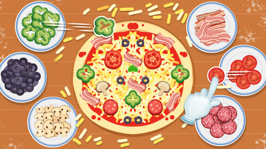 اسکرین شات بازی Pizza Maker Pizza Baking Games 3