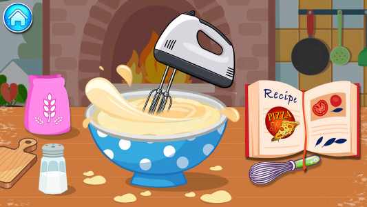 اسکرین شات بازی Pizza Maker Pizza Baking Games 2