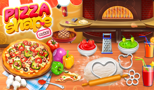 اسکرین شات بازی Shape Pizza Maker Cooking Game 1