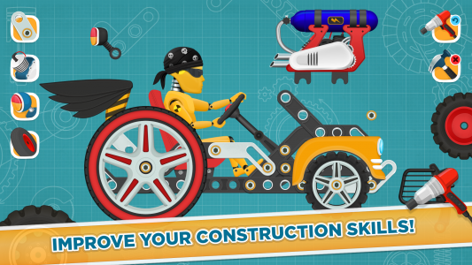 اسکرین شات بازی Car Builder & Racing for Kids 4
