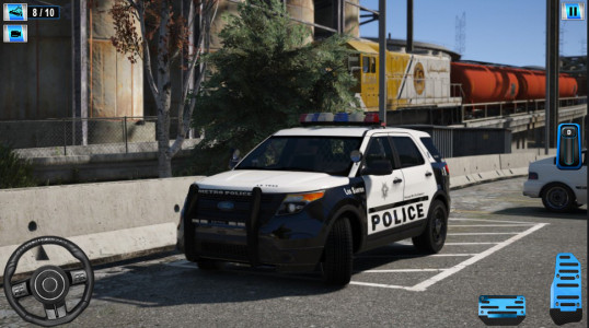 اسکرین شات بازی Modern Police Car Parking 3d 1