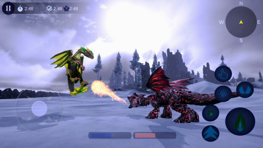اسکرین شات بازی Magical Dragon Flight Games 3D 1