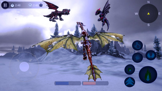 اسکرین شات بازی Magical Dragon Flight Games 3D 3