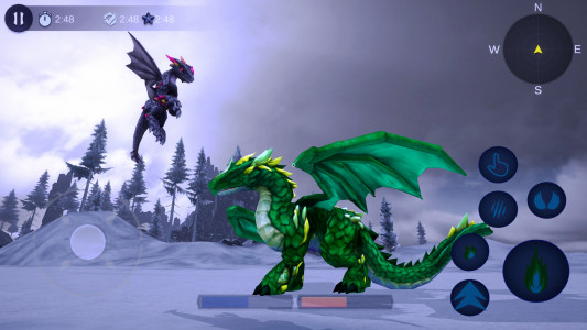 اسکرین شات بازی Magical Dragon Flight Games 3D 2