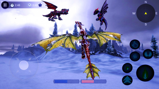 اسکرین شات 3 بازی Magical Dragon Flight Games 3D