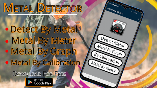 اسکرین شات برنامه Metal Scanner & Metal Detector 1