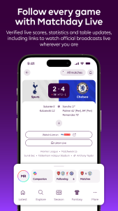 اسکرین شات 2 برنامه Official Premier League App