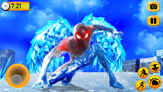 اسکرین شات برنامه Freeze Spider Snow Superhero 2