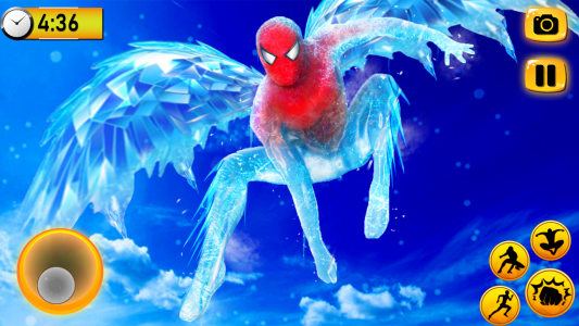 اسکرین شات برنامه Freeze Spider Snow Superhero 1