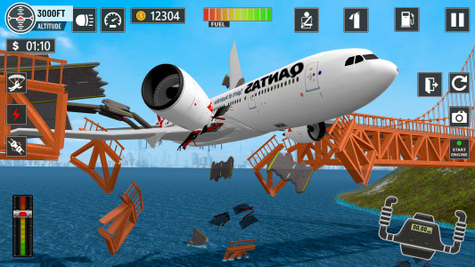 اسکرین شات بازی Plane Flight - Crash Simulator 1
