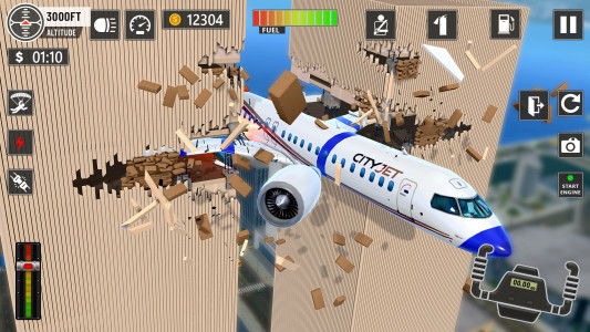 اسکرین شات بازی Plane Flight - Crash Simulator 4