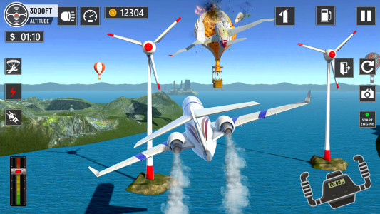 اسکرین شات بازی Plane Flight - Crash Simulator 3