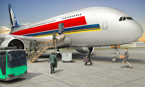 اسکرین شات بازی Jet Flight Airplane Simulator 4