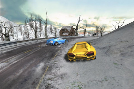 اسکرین شات بازی Car Racing Winter 3