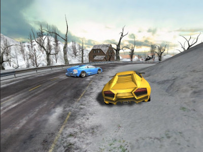 اسکرین شات بازی Car Racing Winter 7