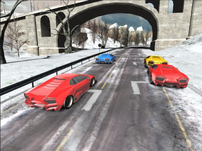 اسکرین شات بازی Car Racing Winter 8
