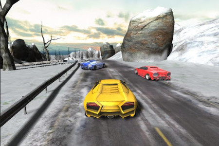 اسکرین شات بازی Car Racing Winter 2