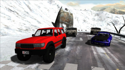اسکرین شات بازی Snow Car Racing 1