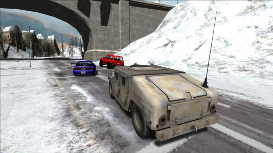 اسکرین شات بازی Snow Car Racing 5