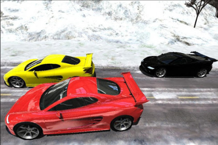 اسکرین شات بازی Sports Cars Racing Winter 4