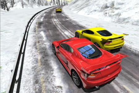 اسکرین شات بازی Sports Cars Racing Winter 5
