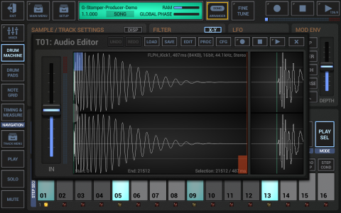 اسکرین شات 7 برنامه G-Stomper Producer Demo