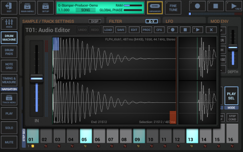 اسکرین شات برنامه G-Stomper Producer Demo 7