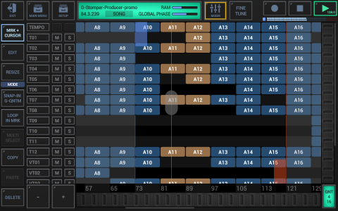 اسکرین شات برنامه G-Stomper Producer Demo 3