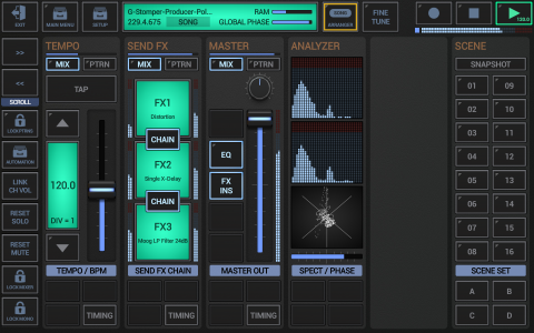 اسکرین شات 2 برنامه G-Stomper Producer Demo