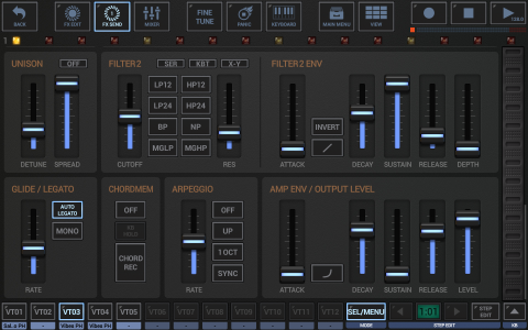 اسکرین شات 5 برنامه G-Stomper VA-Beast Synth Demo