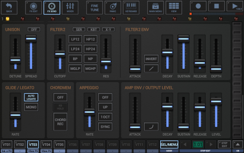 اسکرین شات 5 برنامه G-Stomper VA-Beast Synth Demo