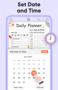 اسکرین شات 6 برنامه Daily Planner and Journal
