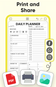 اسکرین شات 5 برنامه Daily Planner and Journal