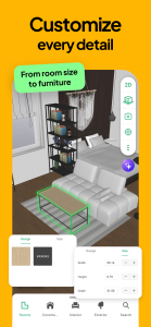 اسکرین شات 3 برنامه Planner 5D: Home Design, Decor