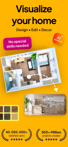 اسکرین شات 1 برنامه Planner 5D: Home Design, Decor