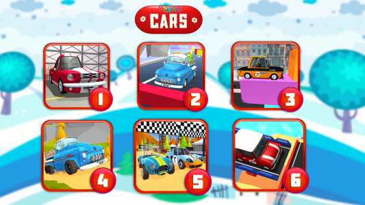اسکرین شات بازی Animated puzzles cars 2