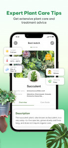 اسکرین شات 4 برنامه Plant Identifier & Plant Care