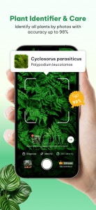 اسکرین شات 1 برنامه Plant Identifier & Plant Care
