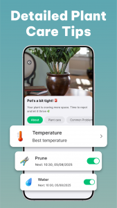 اسکرین شات 4 برنامه Leafly: Plant Identifier, Care