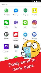 اسکرین شات برنامه Emojidom emoticons for texting 3