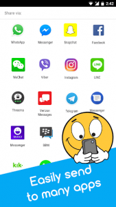 اسکرین شات برنامه Ochat Basic: 1000 text emoticons & emoji stickers 6